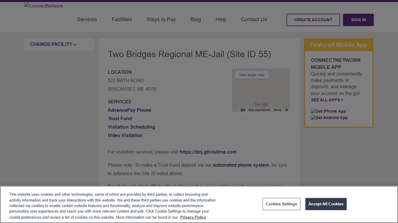 Two Bridges Regional ME-Jail ConnectNetwork